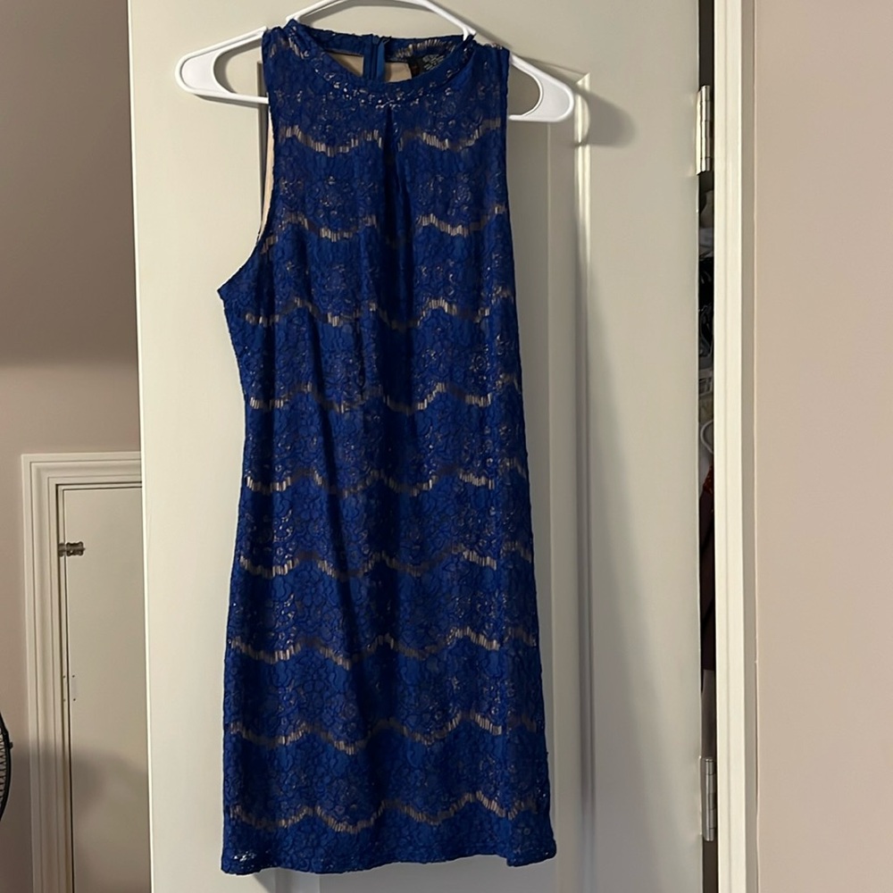 Blue Lace Dress